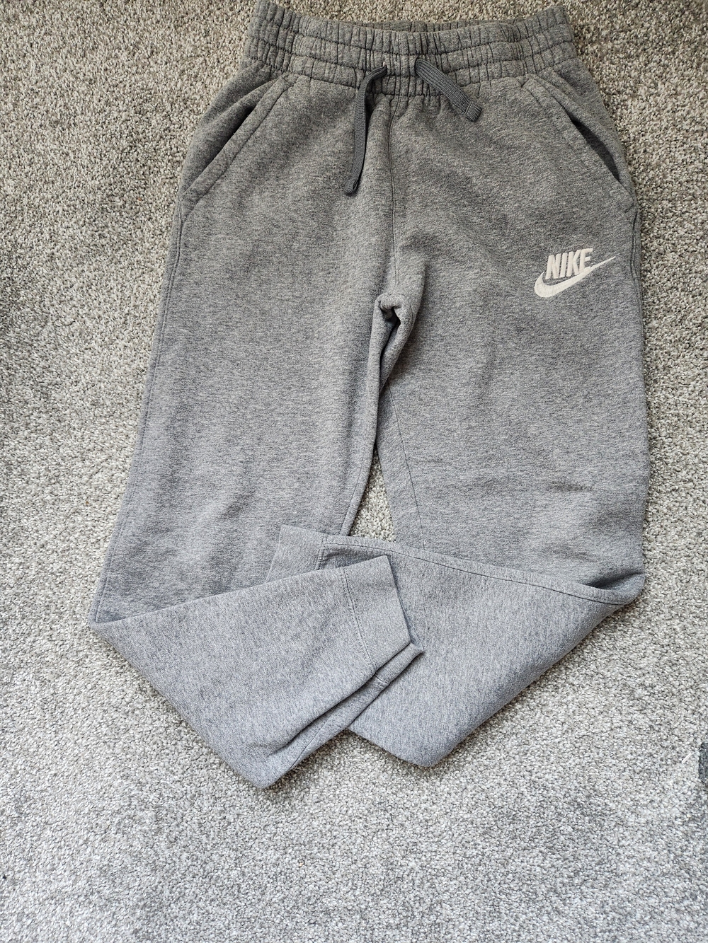 Nike Kids Gray Heather Fleece Joggers - Picture 3 of 3